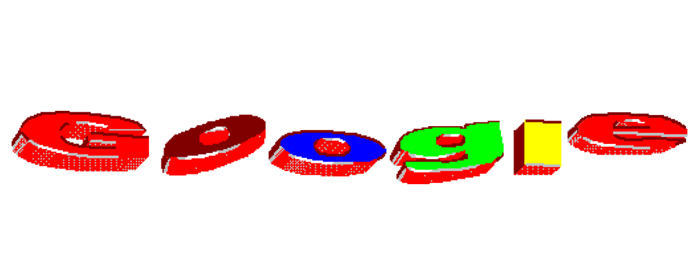 El Doodle de Google por su 28.º aniversario, con un logo retro inspirado en sus primeros años